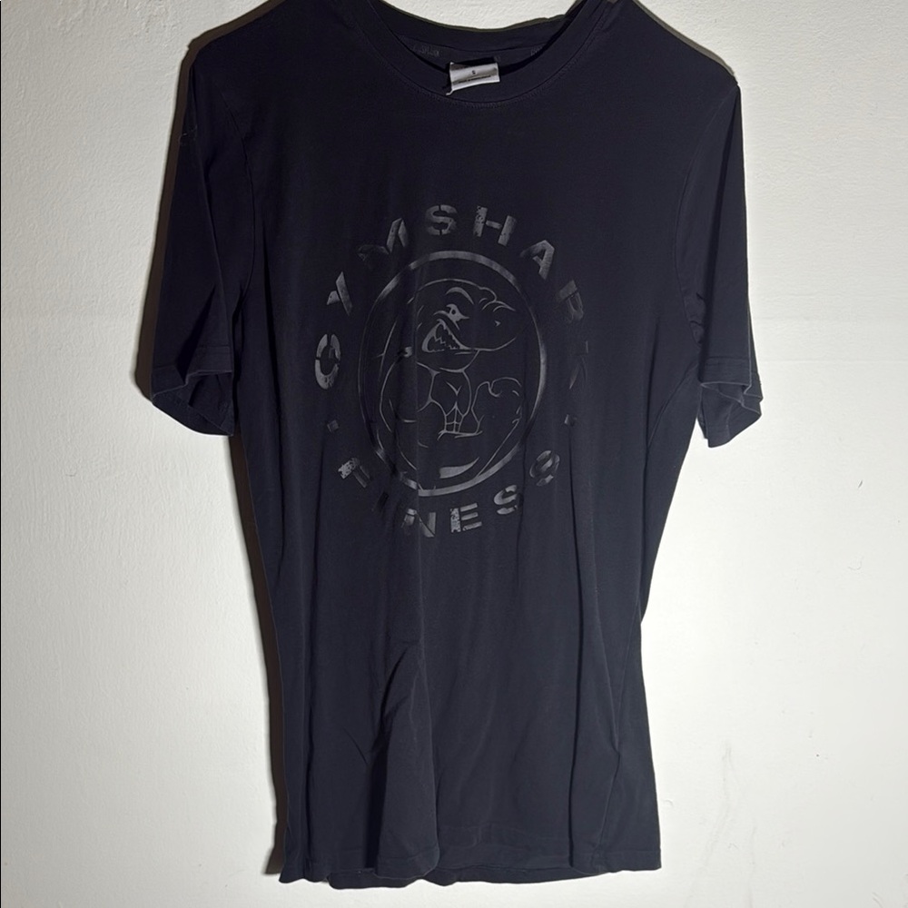 Gymshark Black Short Sleeve Tee Classic Crew Neck